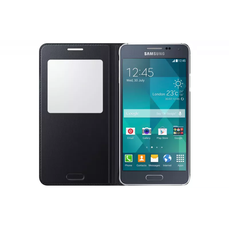 Capa para telemóvel Samsung EF-CG850B Flip Case prateada