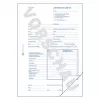 Livro de administração Avery 506 azul branco