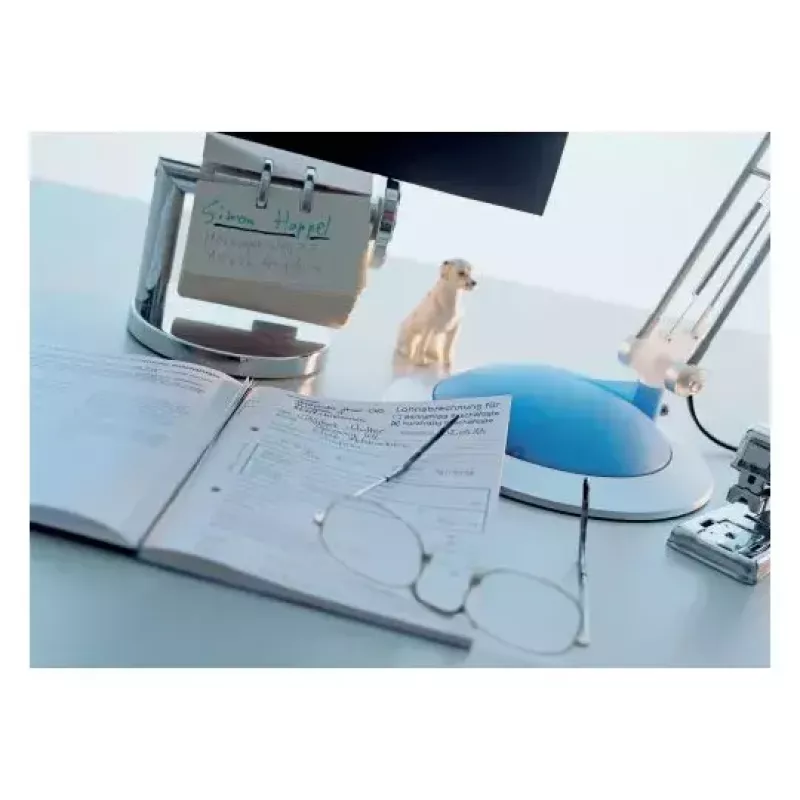 Livro de administração Avery 506 azul branco