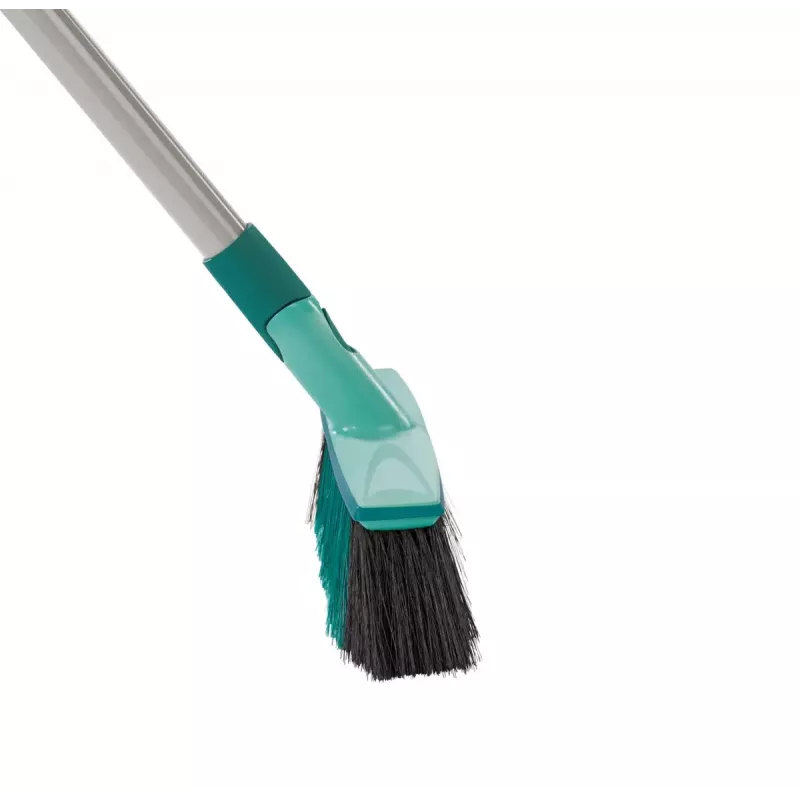 Vassoura de interior com cerdas macias Leifheit 45032 – cerdas macias para pavimentos delicados, cabo leve