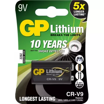 Pilha descartável GP Batteries CR-V9 9V lítio