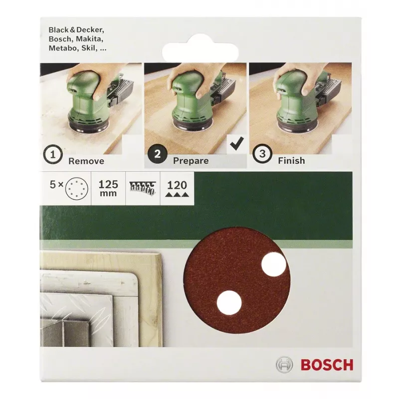 Bosch 2609256A30 5 unid. prato de lixa