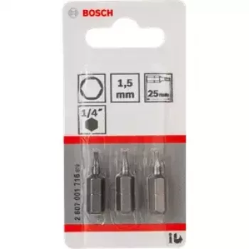 Bosch 2 607 001 716 bits de aparafusar 3 unid.
