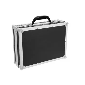 Flightcase Roadinger 30126009 contraplacado preto prateado 2,5 kg