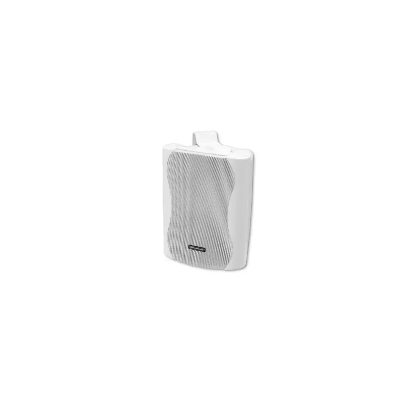 Omnitronic C-40 coluna de 2 vias, para montagem na parede, 50–20000 Hz, com fios, ABS, branca