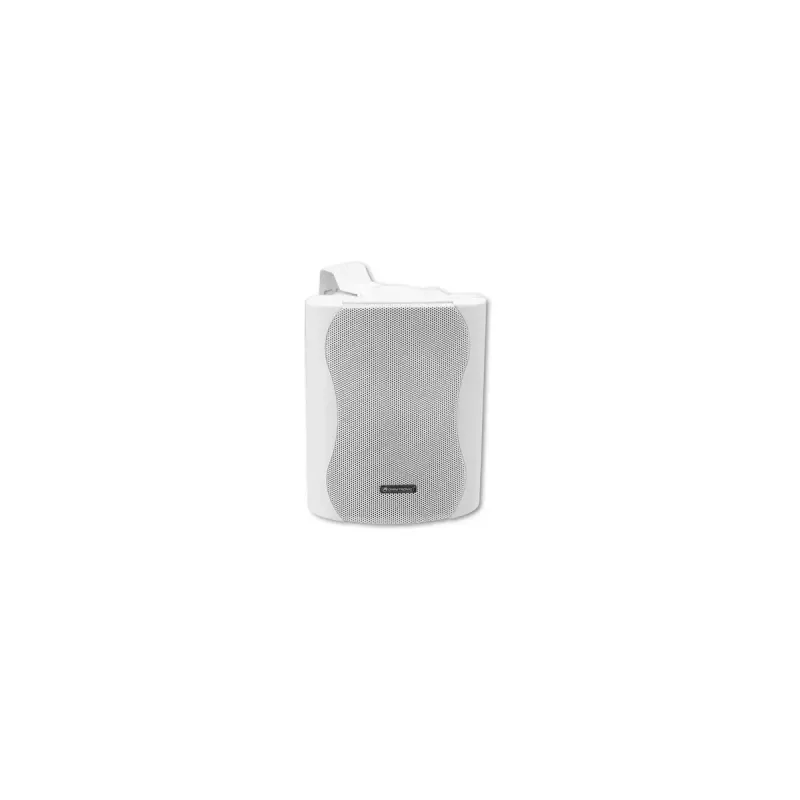 Omnitronic C-40 coluna de 2 vias, para montagem na parede, 50–20000 Hz, com fios, ABS, branca