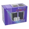 Omnitronic C-40 coluna de 2 vias, montável na parede, 50-20000 Hz, com fios, ABS, preta