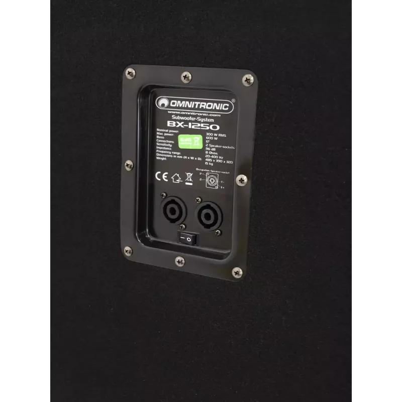 Subwoofer ativo Omnitronic BX-1250