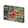 Revell 04986 Airbus Helicopters EC135 Air-Glaciers kit de montagem de aeronave de asa rotativa, 1:72, plástico