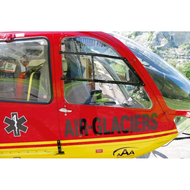 Revell 04986 Airbus Helicopters EC135 Air-Glaciers kit de montagem de aeronave de asa rotativa, 1:72, plástico