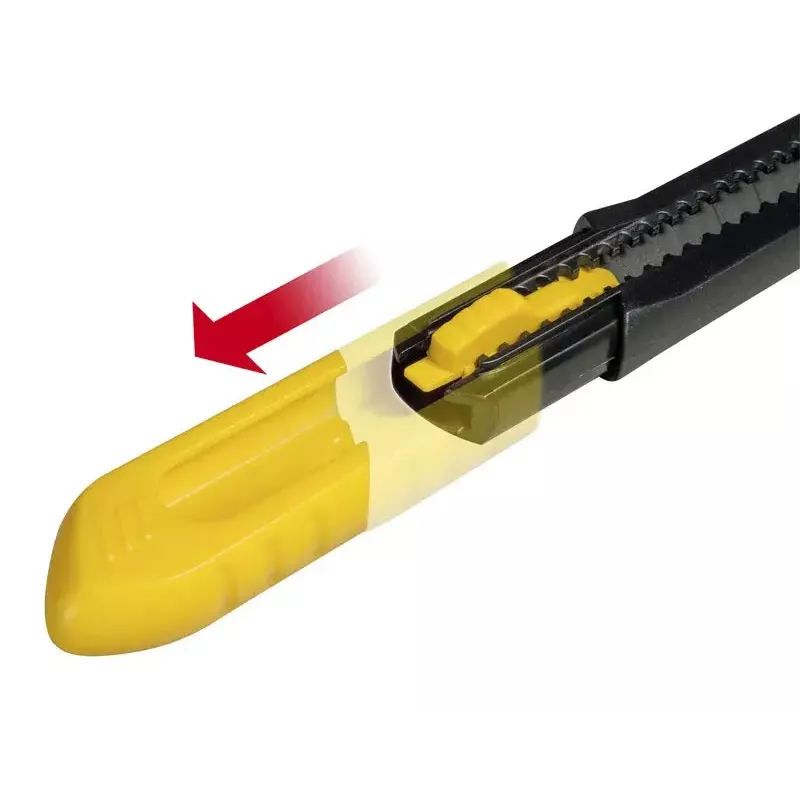X-ato Stanley 0-10-150 preto amarelo lâmina retrátil