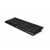 Teclado sem fios HP K2500, tamanho completo (100 %), sem fios, RF Wireless, preto