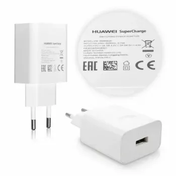 Carregador USB-C HUAWEI HW-050450E00 QuickCharge 5A branco — fonte de alimentação USB-C