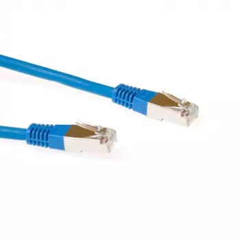 ACT azul 2 metros cabo de rede F/UTP CAT5E com fichas RJ45