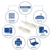 ACT marfim 1 metro cabo de rede U/UTP CAT6 com fichas RJ45