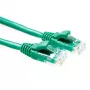 Cabo patch U/UTP CAT5E ACT verde 7 metros, qualidade de componentes, com fichas RJ45