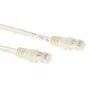 Cabo patch U/UTP CAT6A ACT marfim 5 metros LSZH com fichas RJ45