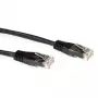 ACT IB3502 CAT6A U/UTP cabo de rede, RJ45, 2 m, preto