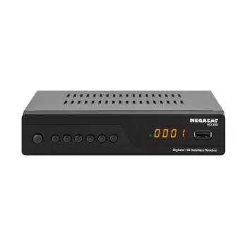 Recetor Megasat HD 390 com fios Full HD preto