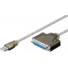 Cabo de impressora USB Goobay 95433 Transparente 1,5 m