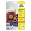 Etiquetas autocolantes para impressora Avery 5084