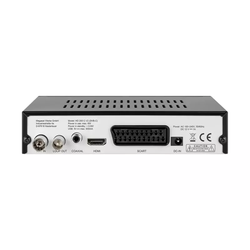 Recetor de cabo Megasat HD 200C V2