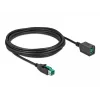 Cabo de extensão USB ativo DeLOCK 85984 12V 5m preto