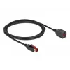 Cabo de extensão USB ativo DeLOCK 85986 24 V 2 m preto