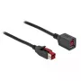 Cabo de extensão USB ativo DeLOCK 85986 24 V 2 m preto