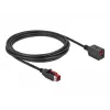 Cabo de extensão USB com alimentação DeLOCK 85987 24 V 3 m preto
