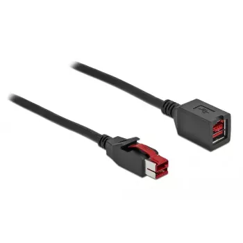 Cabo de extensão USB ativo DeLOCK 85988 24 V 4 m preto