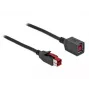 Cabo de extensão USB ativo DeLOCK 85988 24 V 4 m preto