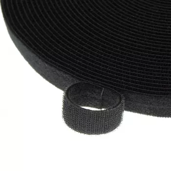 Fita adesiva de velcro ACT extra forte 20 mm, 25 m