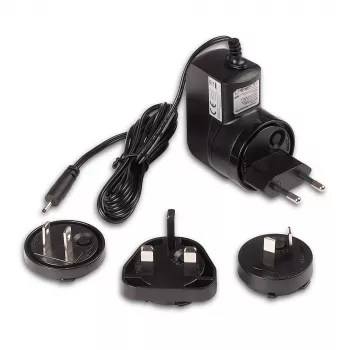 Fonte de alimentação multinacional Lindy 5VDC 2A, 10 W, 100 - 240 V, 50 - 60 Hz, 0,787%, preta, 0 - 40 °C