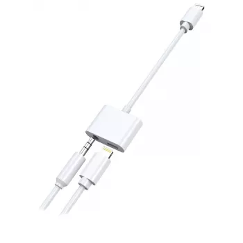 Cabo Lightning 2GO 797239 0,1 m branco Lightning para Lightning + 3,5 mm