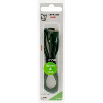 Cabo Lightning 2GO 797312 1 m verde ficha USB-C