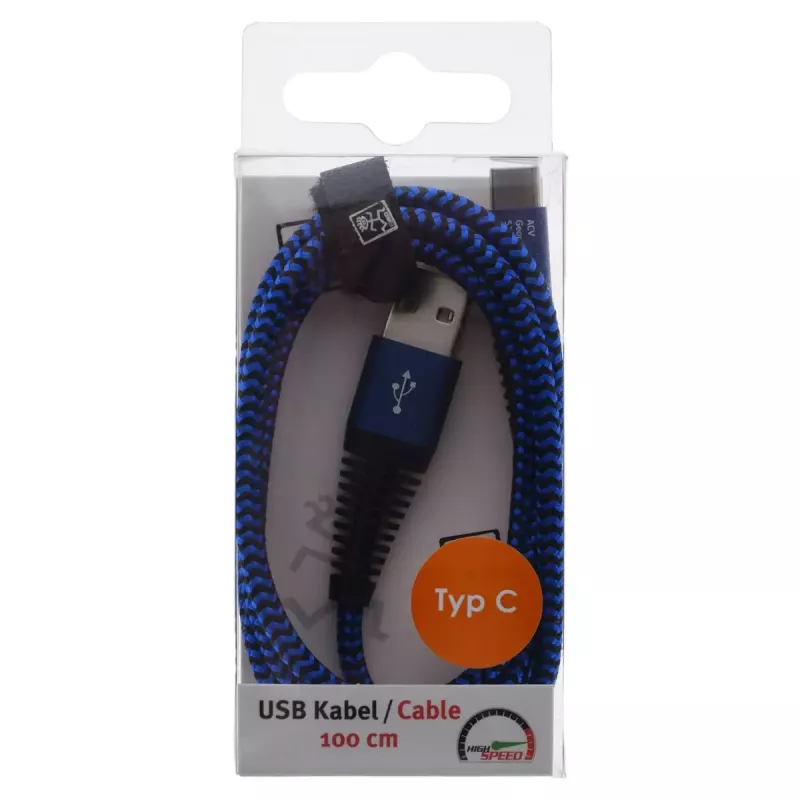 Cabo USB 2GO 795950 1 m USB 3.2 Gen 1 USB B USB C azul