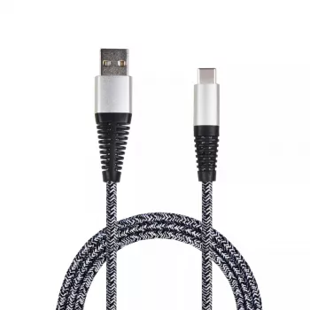 Cabo USB 2GO 795953 USB 3.2 Gen 1 1 m USB B USB C prateado