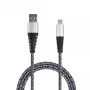 Cabo USB 2GO 795953 USB 3.2 Gen 1 1 m USB B USB C prateado