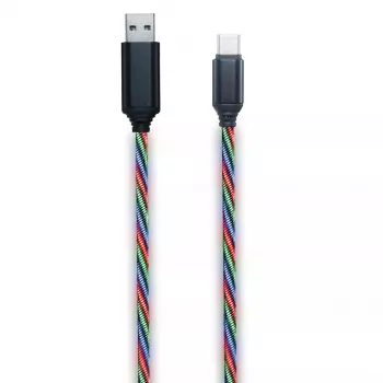 Cabo USB 2GO 797146 1 m USB B USB C multicolor