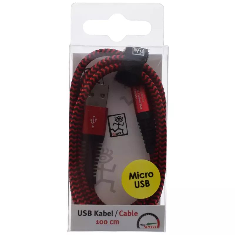 Cabo USB 2GO 795945 1 m USB B Micro-USB B vermelho