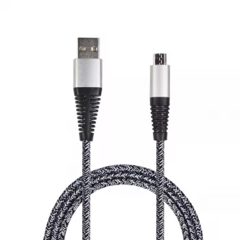 Cabo USB 2GO 795951 1 m USB B Micro-USB B prateado
