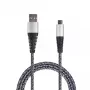 Cabo USB 2GO 795951 1 m USB B Micro-USB B prateado