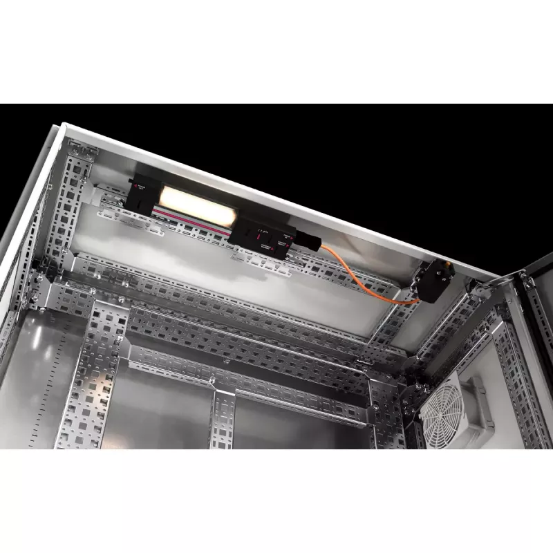 Calha para rack Rittal AX 2394.210, aço, 4 unidades, 800 g cada