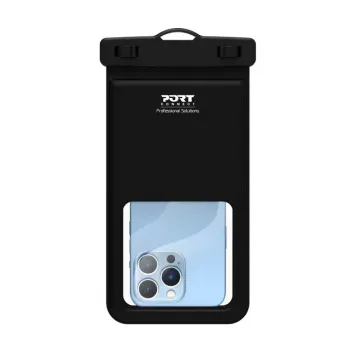 Capa de bolso Port Designs 901884 capa para telemóvel 17 cm 6,7 polegadas preta transparente
