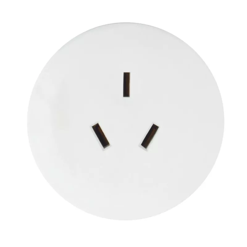 Adaptador de rede Hama 00223453 tipo E/F híbrido tipo I (AU) branco
