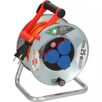 Brennenstuhl 1198740 Enrolador de cabo, 25 m, laranja