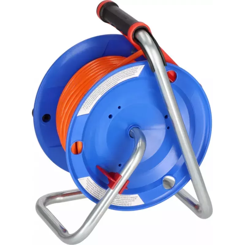Brennenstuhl 1218740 Enrolador de cabo, 25 m, laranja