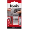 kwb 105000 Conjunto de chaves de caixa com adaptador de 1/4", 7/8/10/13 mm, 5 un.