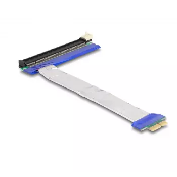 Placa riser DeLOCK PCI Express x1 macho para slot x16 com cabo 20 cm